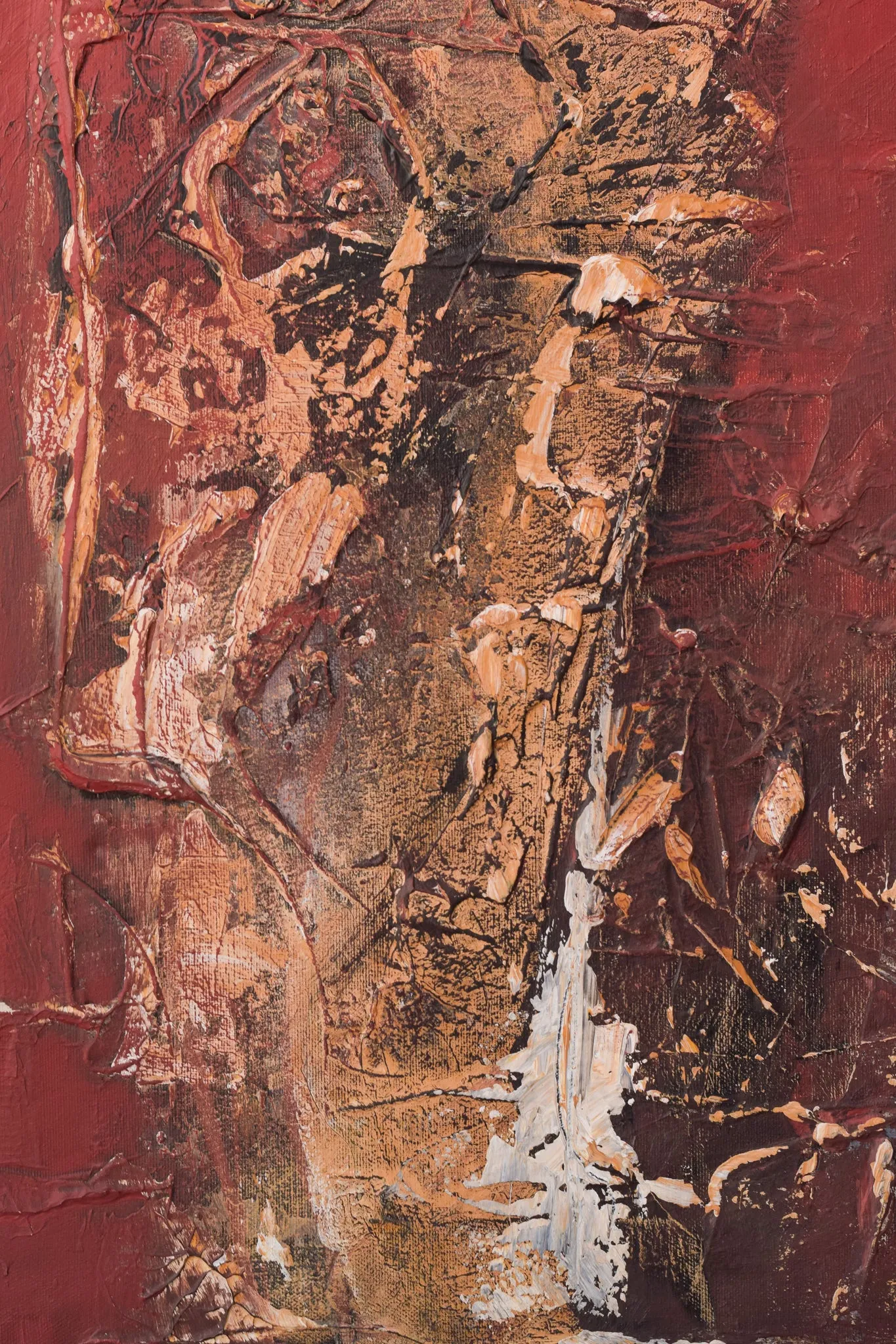 Abstract Painting - Titled 'Scattered Anatomy'