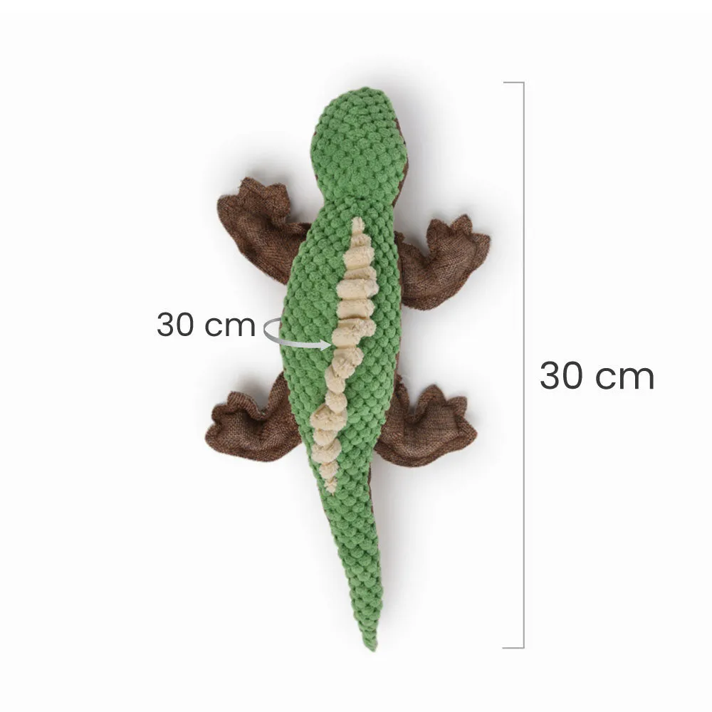 Dear Pet Lizard Toy with Squeaker for Dogs