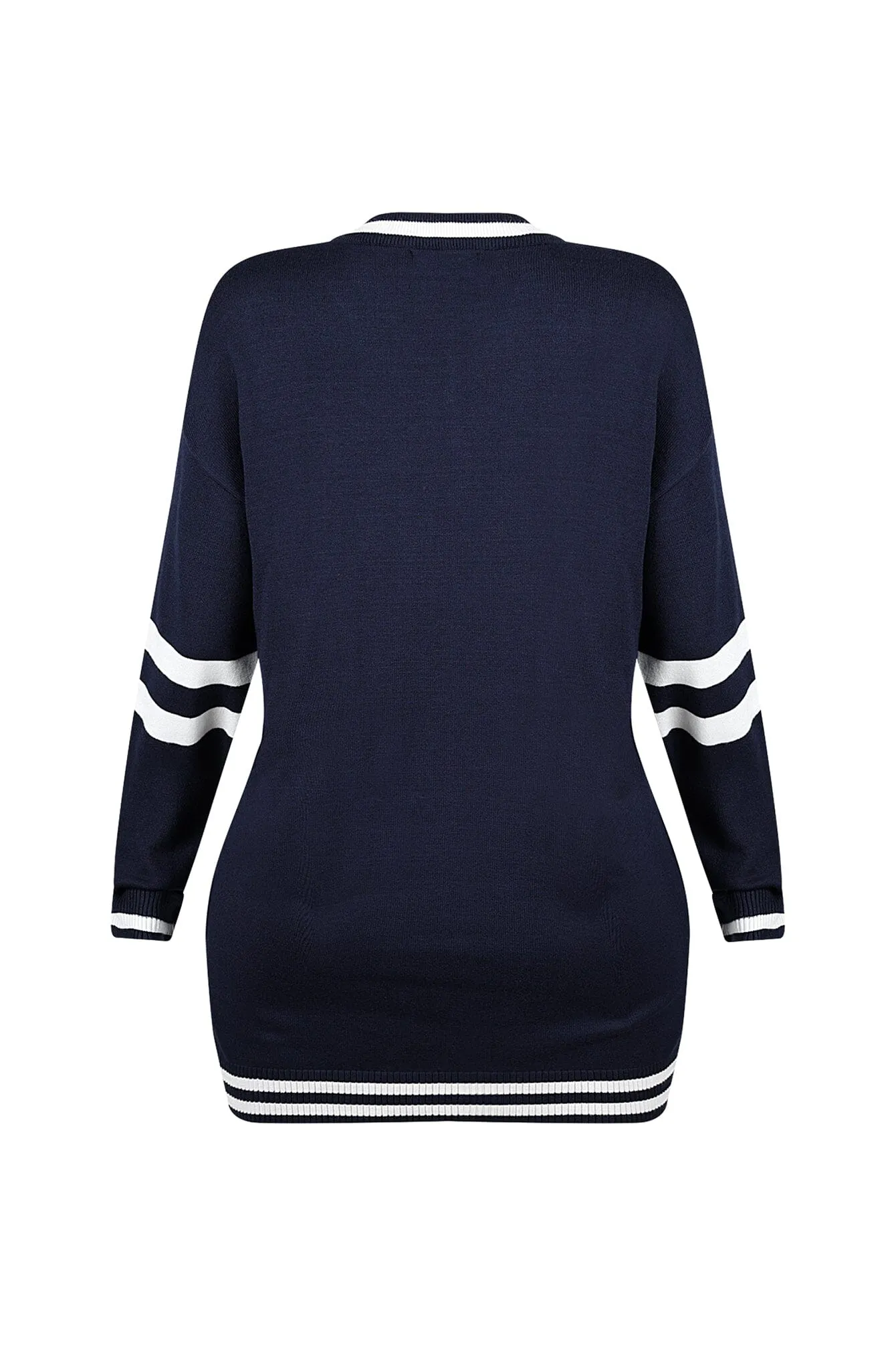 Devyn Oversized Jersey Sweater Top
