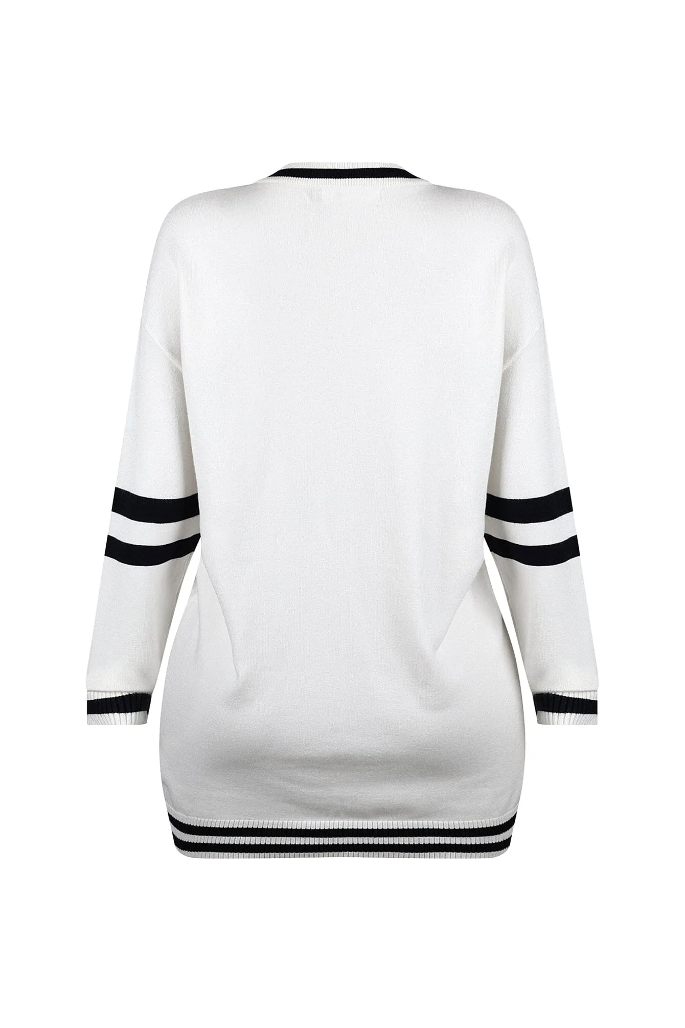 Devyn Oversized Jersey Sweater Top
