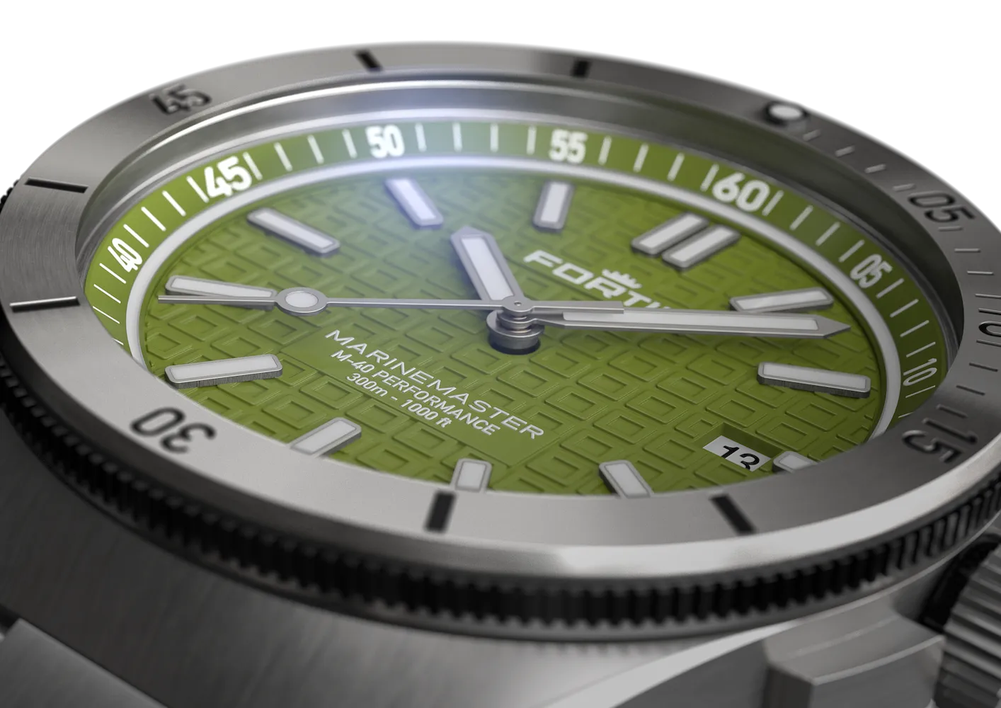 FOR Watch Marinemaster M-4 Woodpecker Green