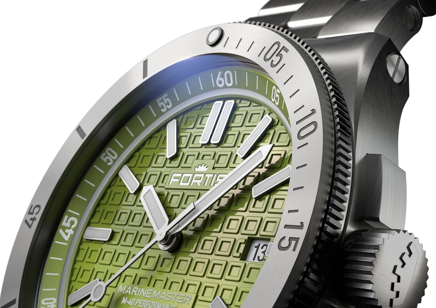 FOR Watch Marinemaster M-4 Woodpecker Green