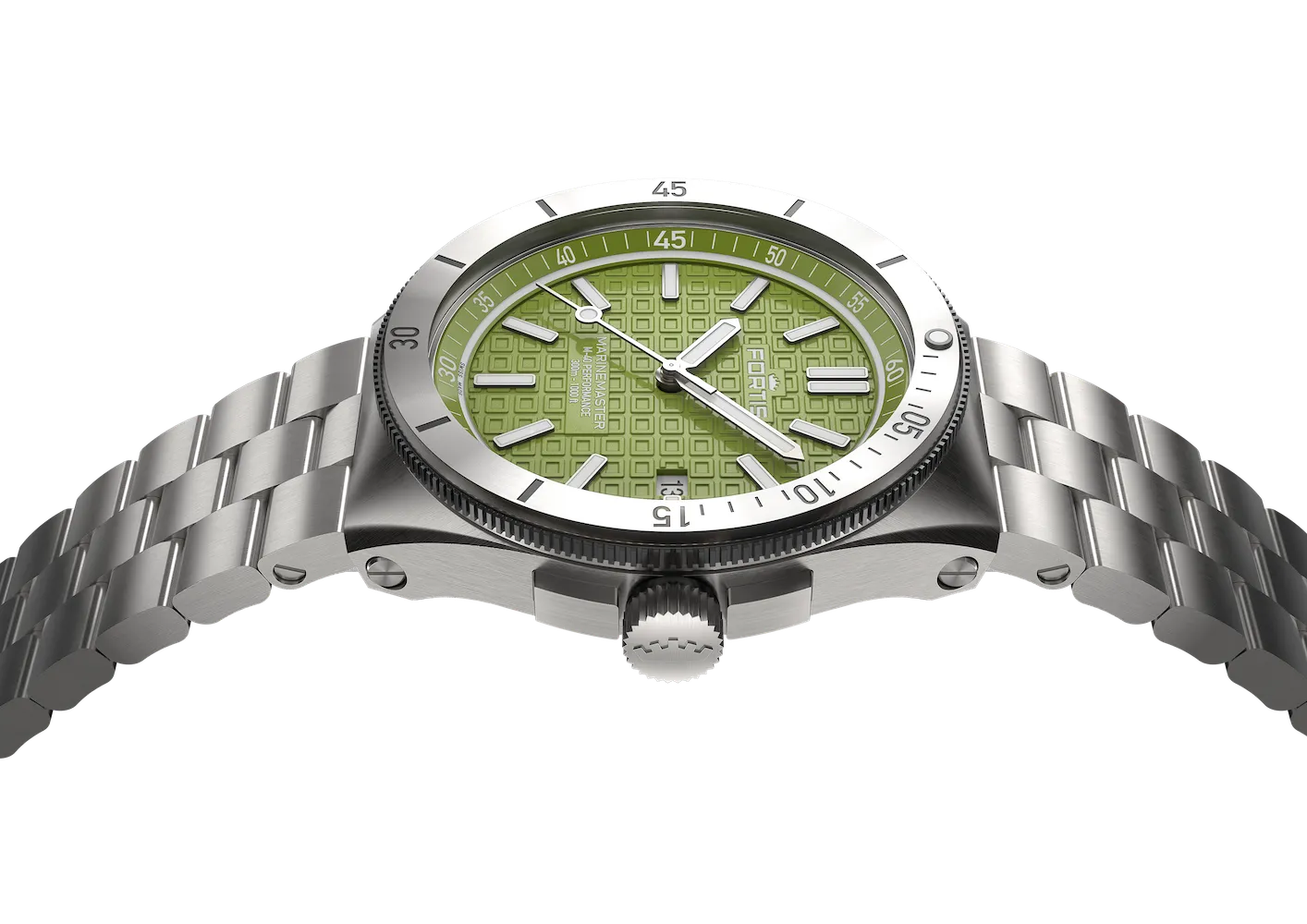 FOR Watch Marinemaster M-4 Woodpecker Green