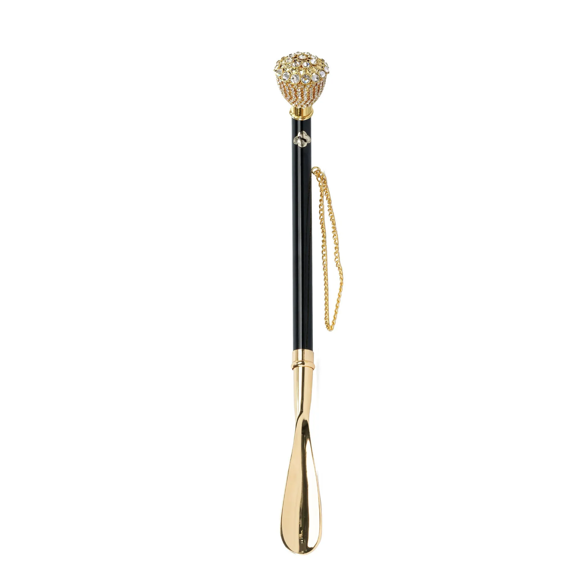 Glamorous Italian Shoehorn: Handmade with Precious Crystals