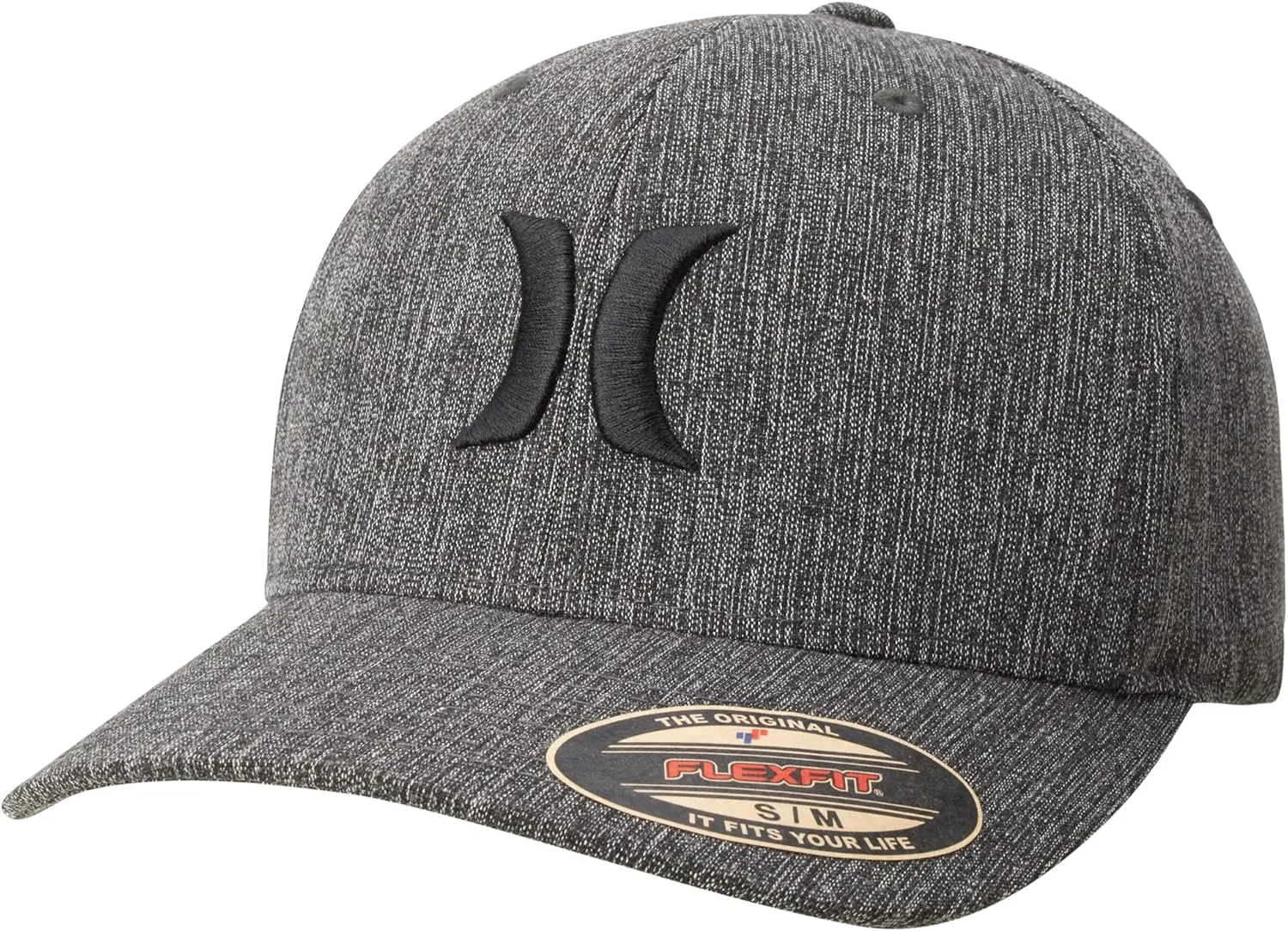 Hurley Men's Caps - One & Only Flexfit Textures Cap - Fitted Hats for Men, S-XL