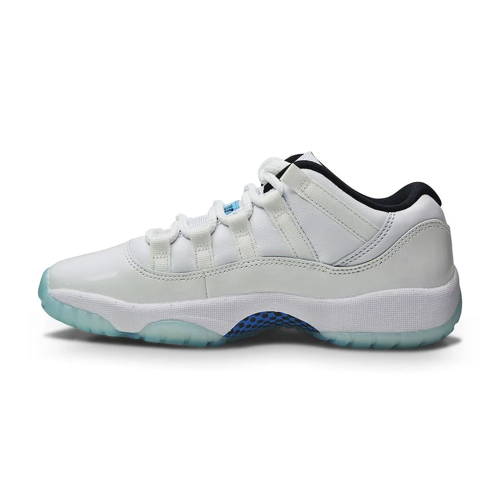 Juniors Nike Jordan 11 Retro Low (GS) - 528896 117 - White Legend Blue White Black