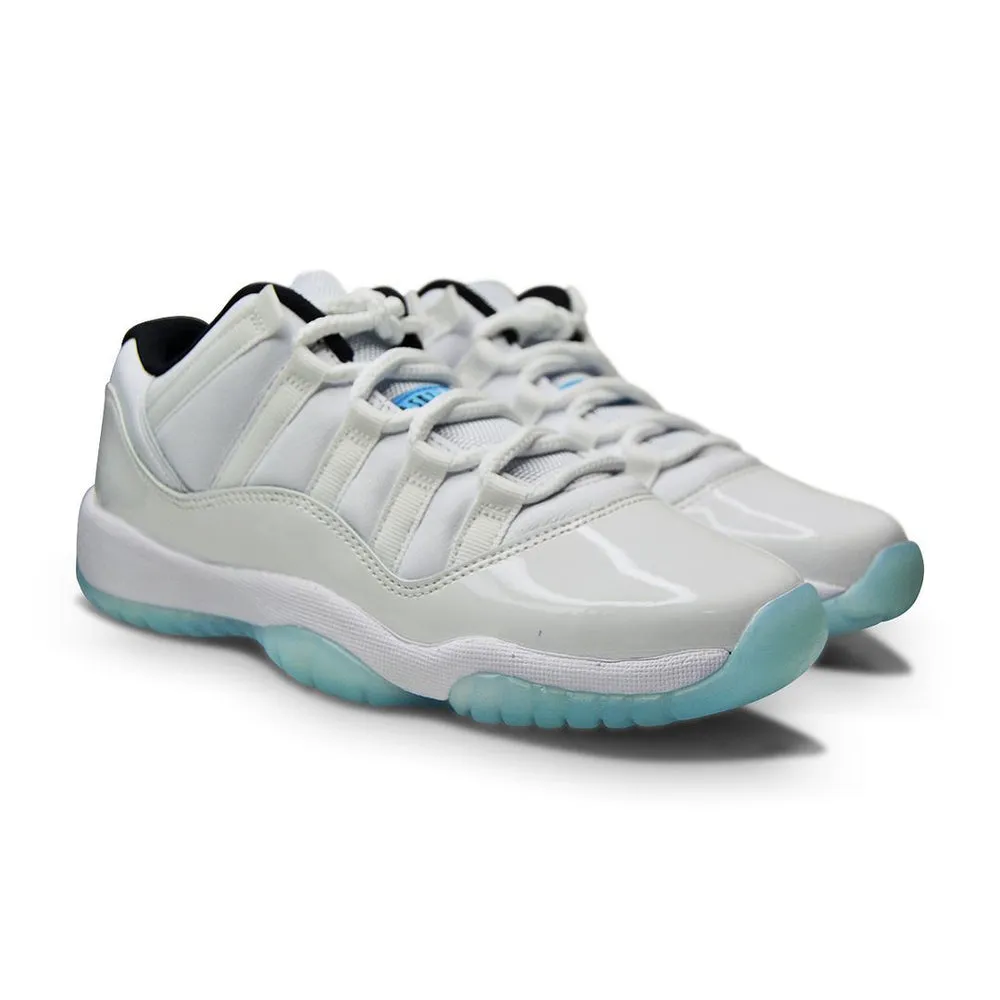 Juniors Nike Jordan 11 Retro Low (GS) - 528896 117 - White Legend Blue White Black