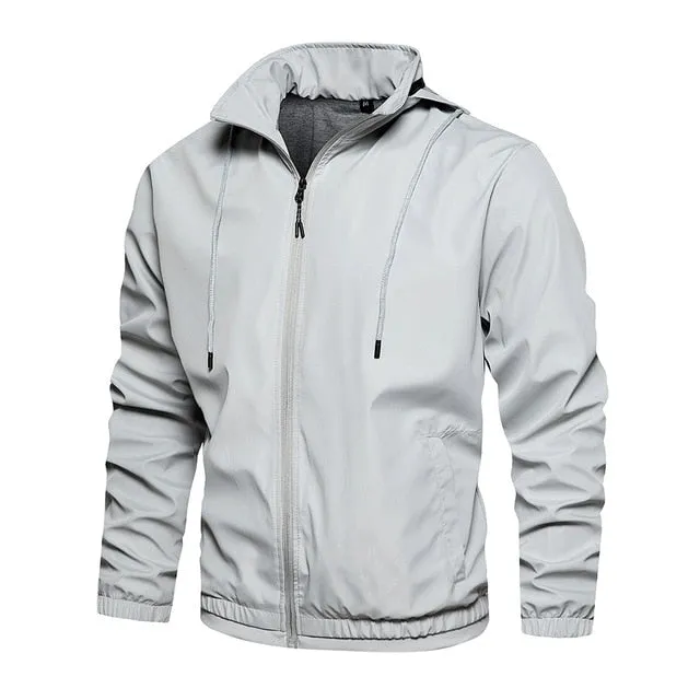Men's Fashionable Ribbed Bomber Jackets