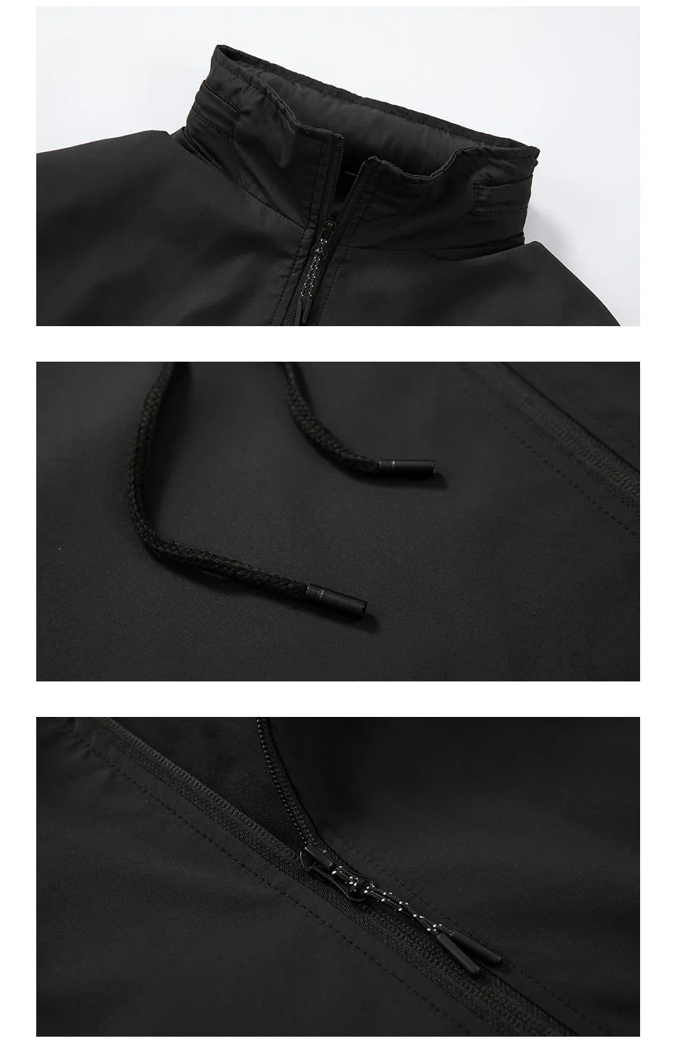 Men's Fashionable Ribbed Bomber Jackets