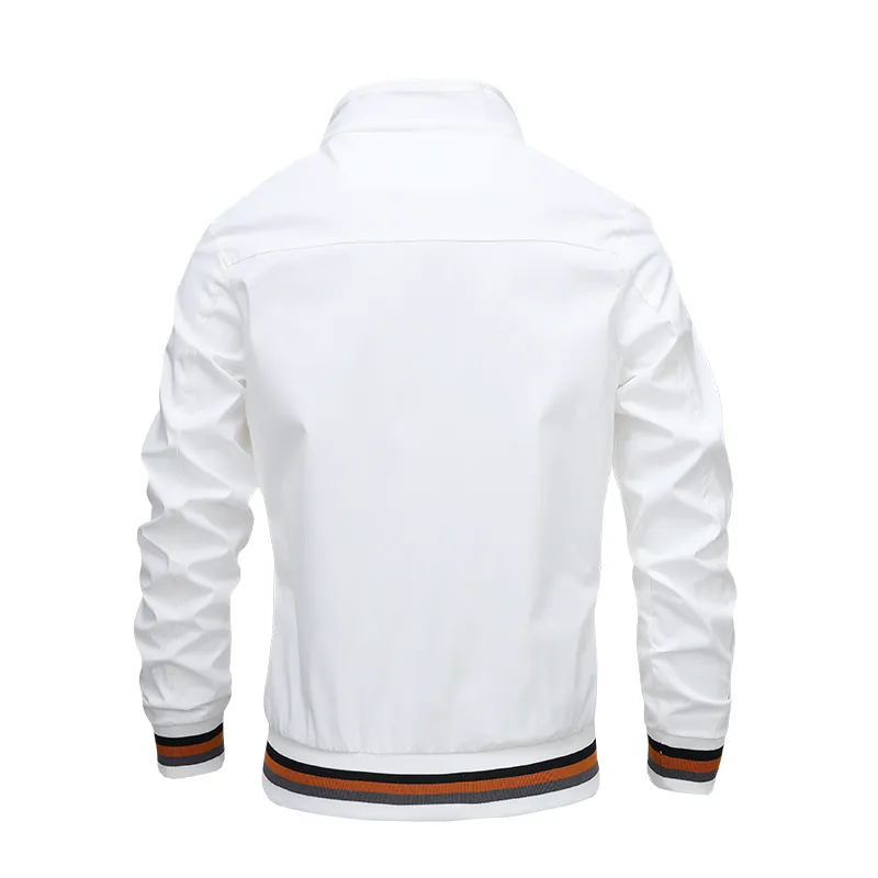 Men's Fashionable Ribbed Bomber Jackets
