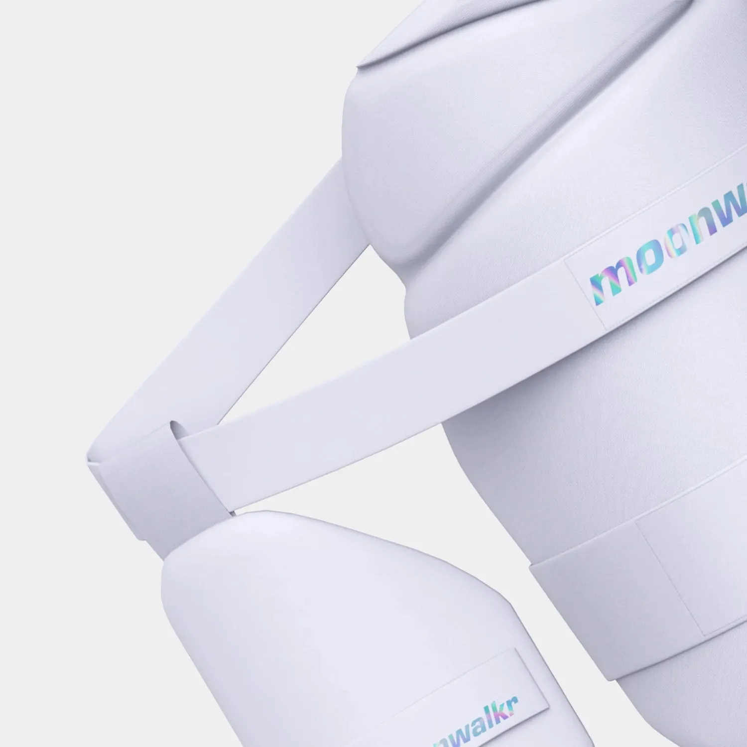 Moonwalkr Right Hand Combo Thigh Guard 2.0 - White