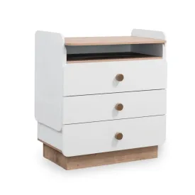 Natura White Dresser w/Mounted Desk