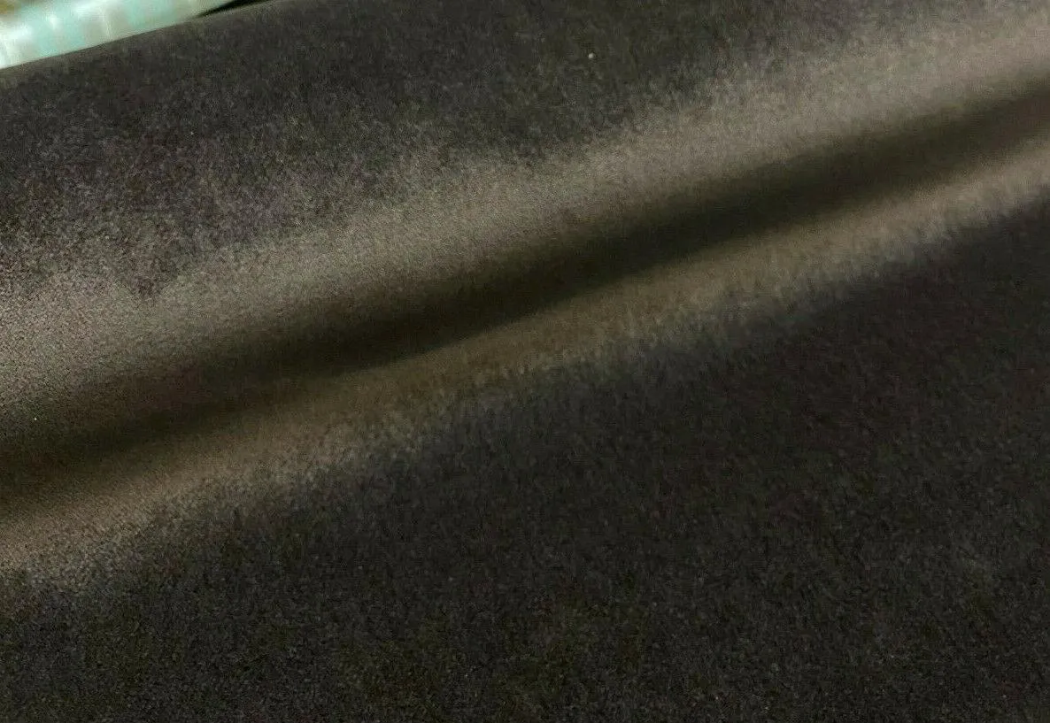 Velvet Upholstery Dark Brown Mahogany Bentley Valdese Weavers Fabric by the yard