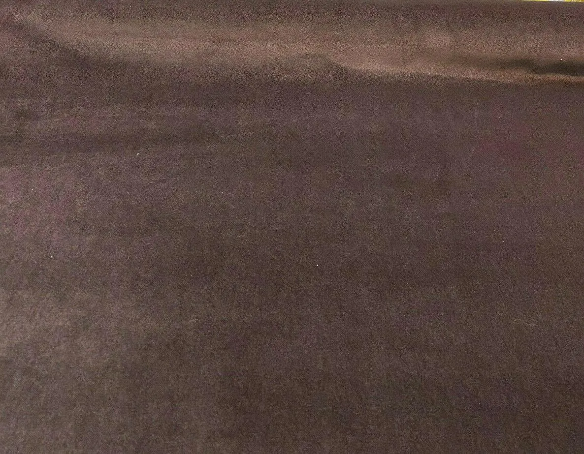 Velvet Upholstery Dark Brown Mahogany Bentley Valdese Weavers Fabric by the yard